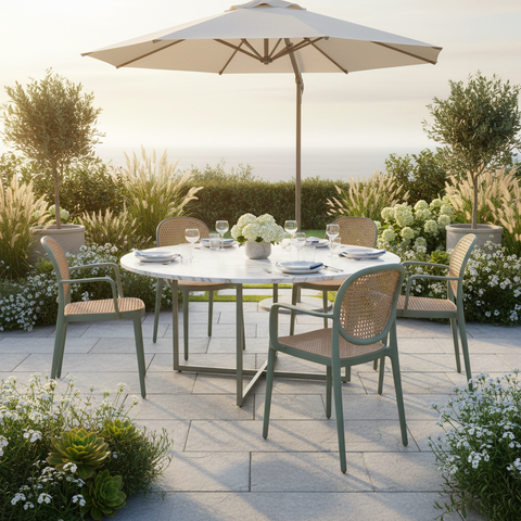 Sedia Lionel Verde - Lifestyle