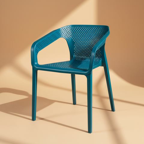 Sedia Python Blu - Sfondo Neutro