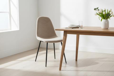 Paddy - sedia imbottita crema