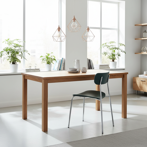 Sedia verde scuro in ambiente moderno