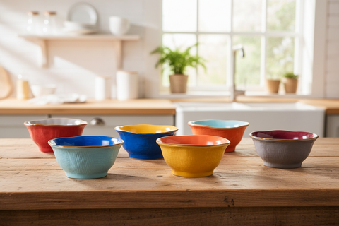 Set ciotoline in ambiente cucina