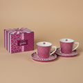 Set tazze Giostra fucsia sfondo neutro
