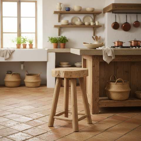 Elfo - sgabello in legno grande