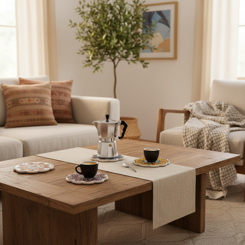 Sotto moca ceramica in ambiente