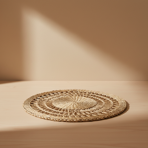 Sottopentola su piano beige con ombra