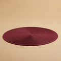 Sottopiatto bordeaux Placemat su sfondo neutro