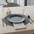 Sottopiatto grigio Placemate in ambiente lifestyle