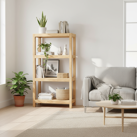 Étagère legno riciclato lifestyle