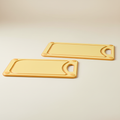 Taglieri plastica gialla posa sweep
