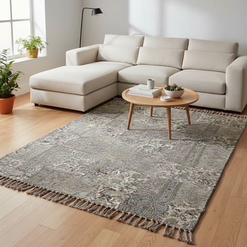 Tappeto 140x200 in ambiente living