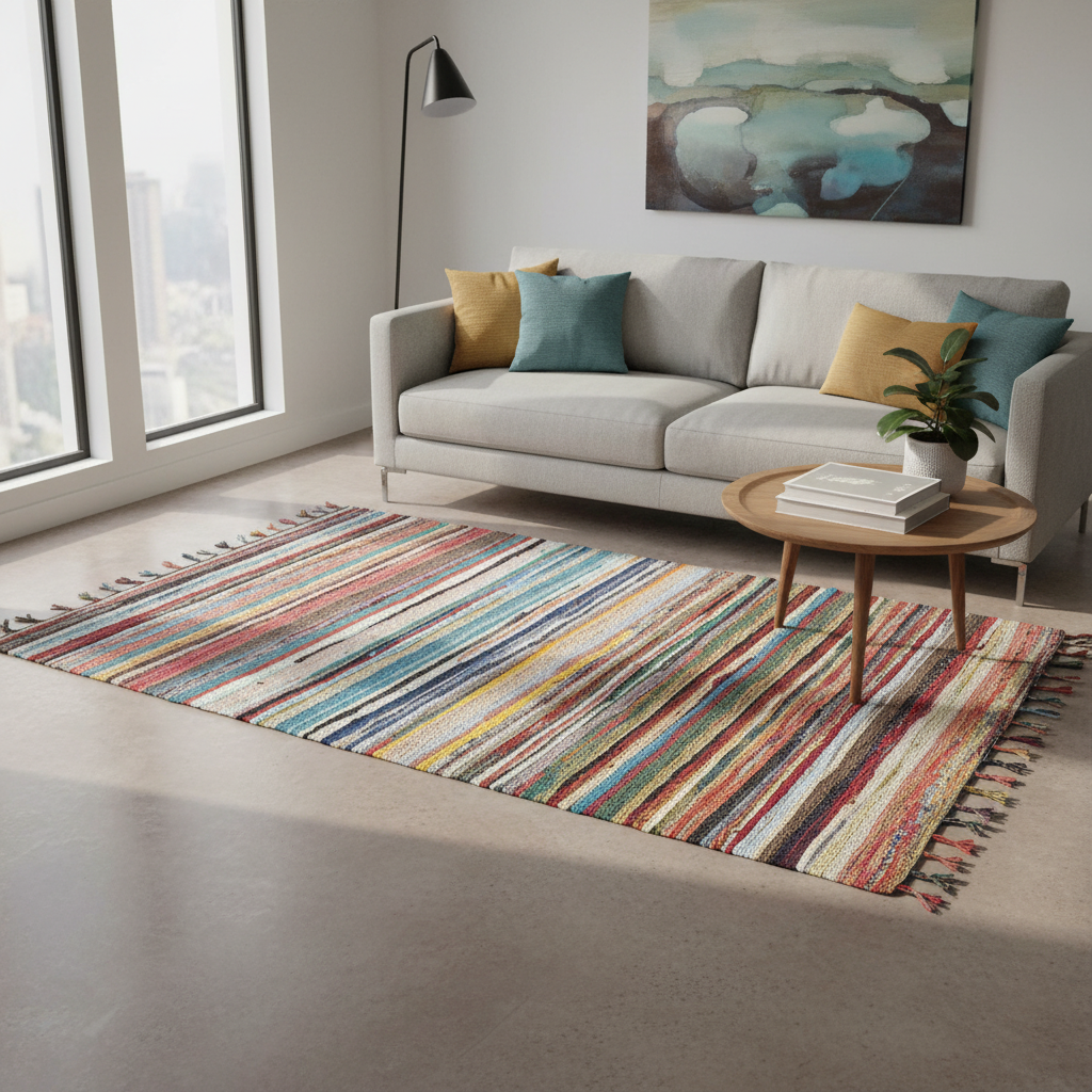 Tappeto in ambiente living