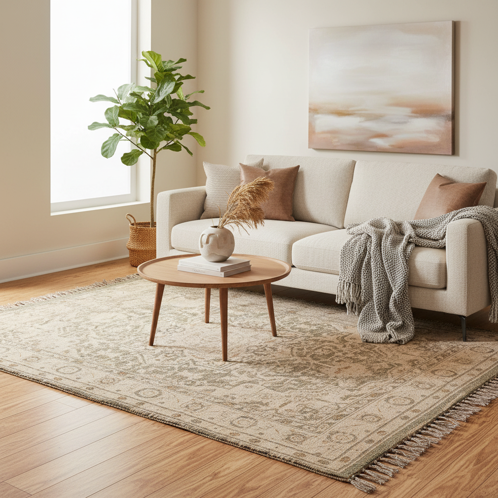 Tappeto in ambiente living
