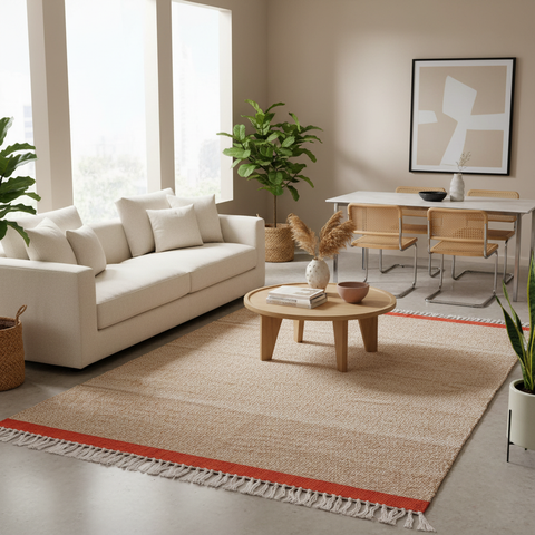 Tappeto in ambiente living