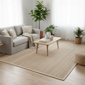 Tappeto juta naturale 200x140 ambientato migliorato