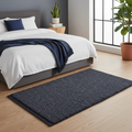 Tappeto navy blu scuro piccolo 90x60 ambientato