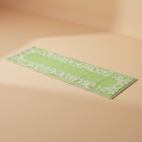 Tappeto su sfondo beige