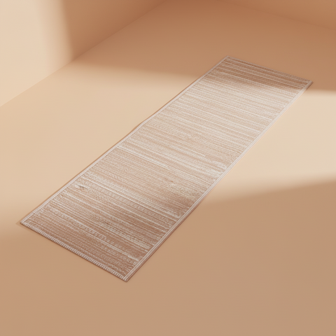 Tappeto su sfondo beige