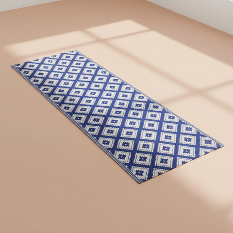 Tappeto su sfondo beige