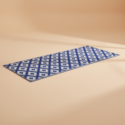 Tappeto su sfondo beige