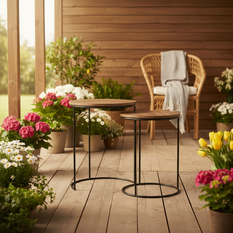 Tavolini formato quadrato