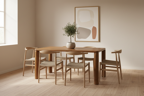 LIVERPOOL - MESA CUADRADA CON PATAS REDONDAS