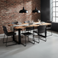 Tavolo Mango Live Edge Gambe Ferro - Lifestyle
