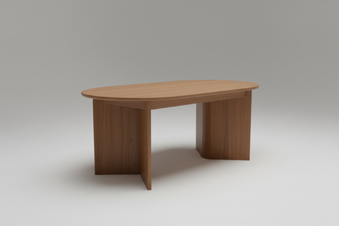 Tavolo pranzo su sfondo neutro