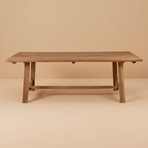 Tavolo Pranzo Teak - Sfondo Neutro