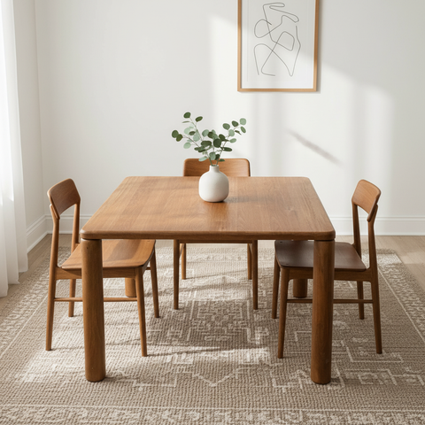 Tavolo quadrato 140x140cm - proporzioni quadrate