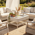 Tavolo rattan bianco lifestyle