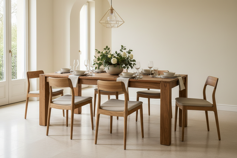 PERTH - TAVOLO PRANZO CON PROLUNGHE A SCOMPARSA LARGO 100