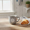 Tazza timone grigia in ambiente naturale