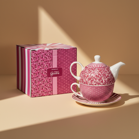 Tea for One Giostra Rosa - Sfondo Neutro