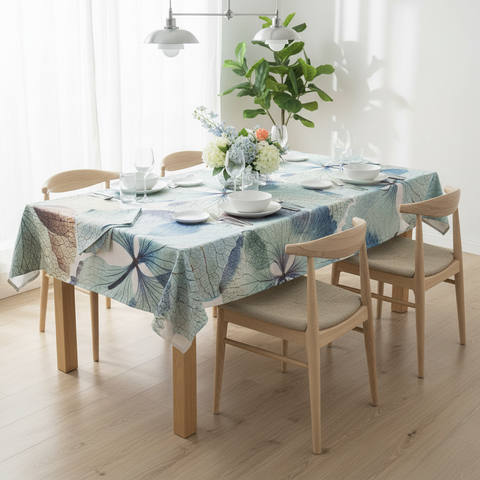 Tovaglia e tovagliolo in contesto dining