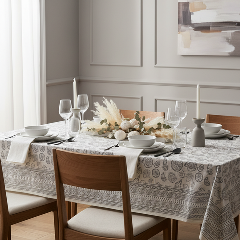 Tovaglia Shells in ambiente