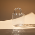 Vaso Borsa Vetro - Sfondo Neutro