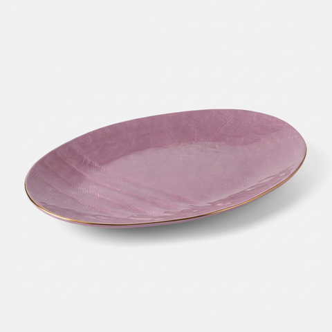 Vassoio ovale malva - Sfondo neutro