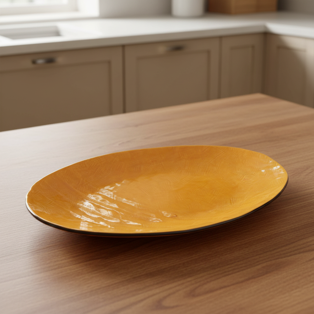 Vassoio ovale ocra - Lifestyle cucina