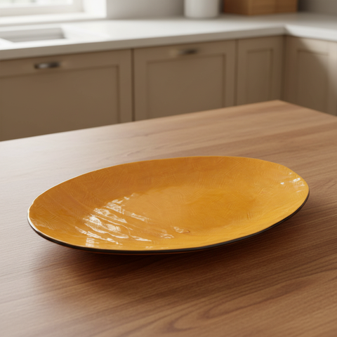 Vassoio ovale ocra - Lifestyle cucina