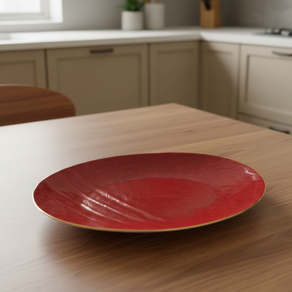 Vassoio ovale rosso - Lifestyle cucina