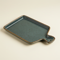 Vassoio teal sfondo sweep