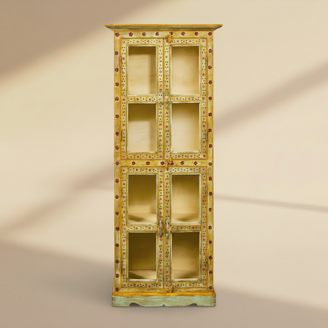 Vetrina Frida - sfondo beige con ombra