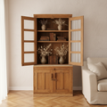 Vetrina vintage legno ambientata