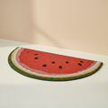 Watermelon doormat angled view