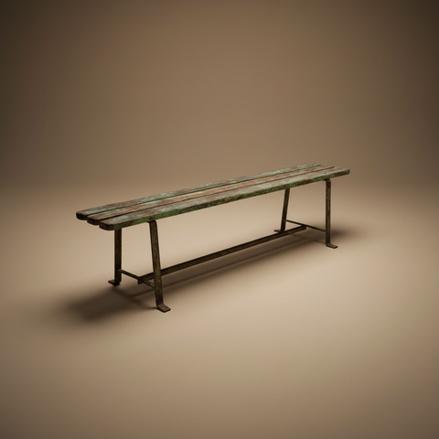 WD. Iron Bench sfondo neutro