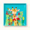 zanzibar vassoietto giraffa – fondo-avorio