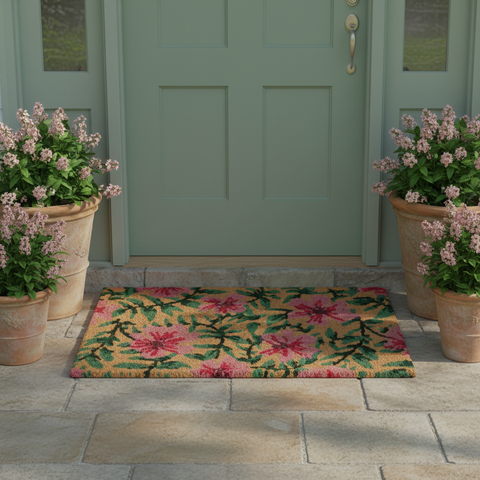 Zerbino floreale porta ingresso