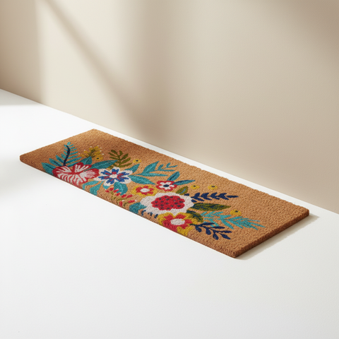 Zerbino floreale vista laterale