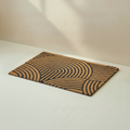 Zerbino geometrico art déco sfondo beige