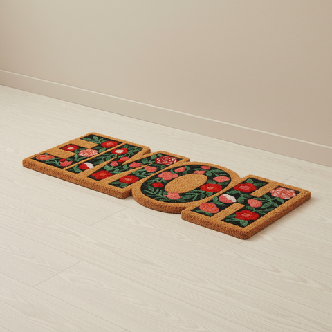 Zerbino Home Fiorito su sfondo neutro